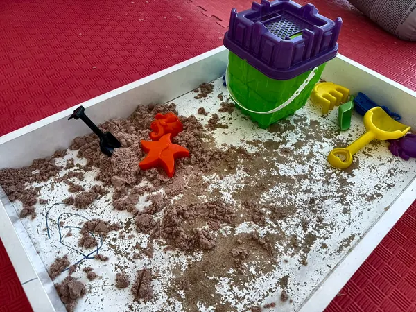 Selvi Özel Eğitim Sincan şubesinde kinetik kum oyunu