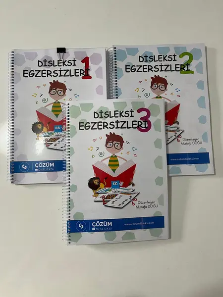 Disleksi egzersizleri çalışma kitapları