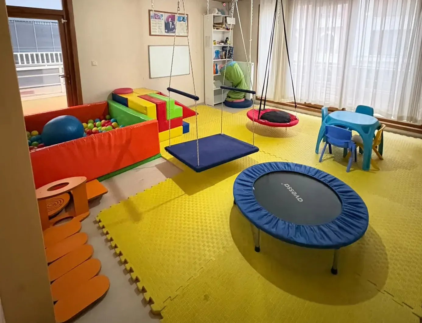Yeşiltepe şubesi duyu bütünleme odası Keçiören-Yeşiltepe şubemizde duyu bütünleme odası