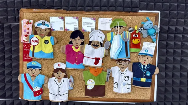 Selvi Özel Eğitim Keçiören-Yeşiltepe şubesinde meslek kuklaları